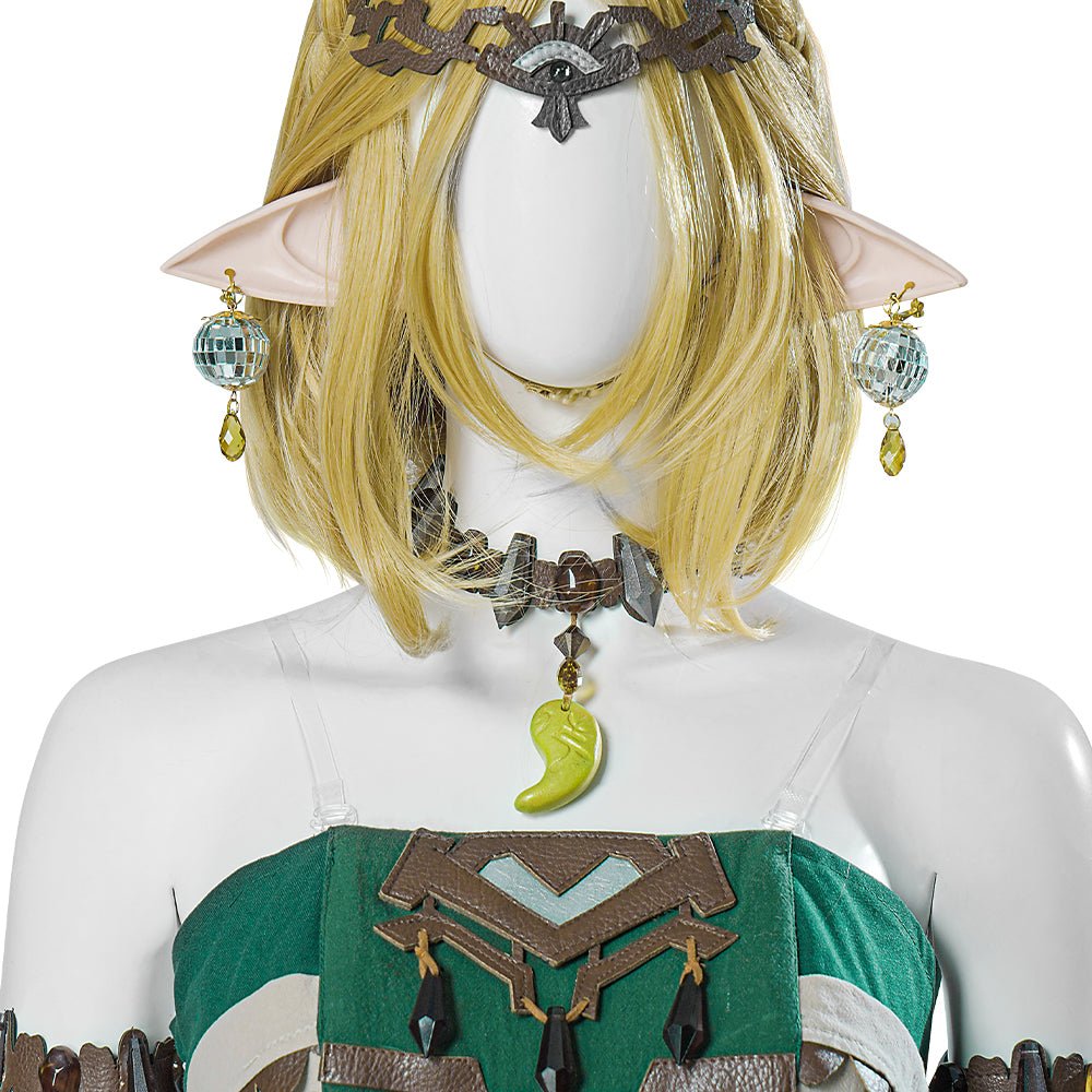 La Légende de Zelda : Les Larmes du Royaume - Robe Blanche de Princesse Zelda Costume Cosplay