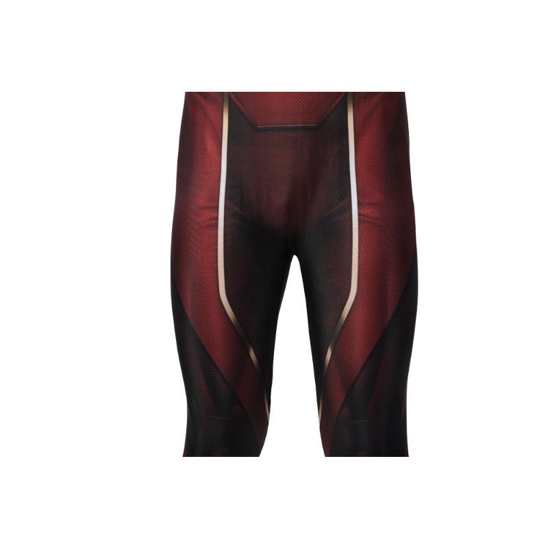 Costume Cosplay The Flash Barry Allen pour Enfant Halloween Combinaison Masque Impression 3D