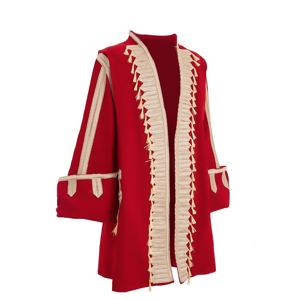 Veste de Prince Militaire du 18ème Siècle - Costume Homme Uniforme Médiéval Rétro