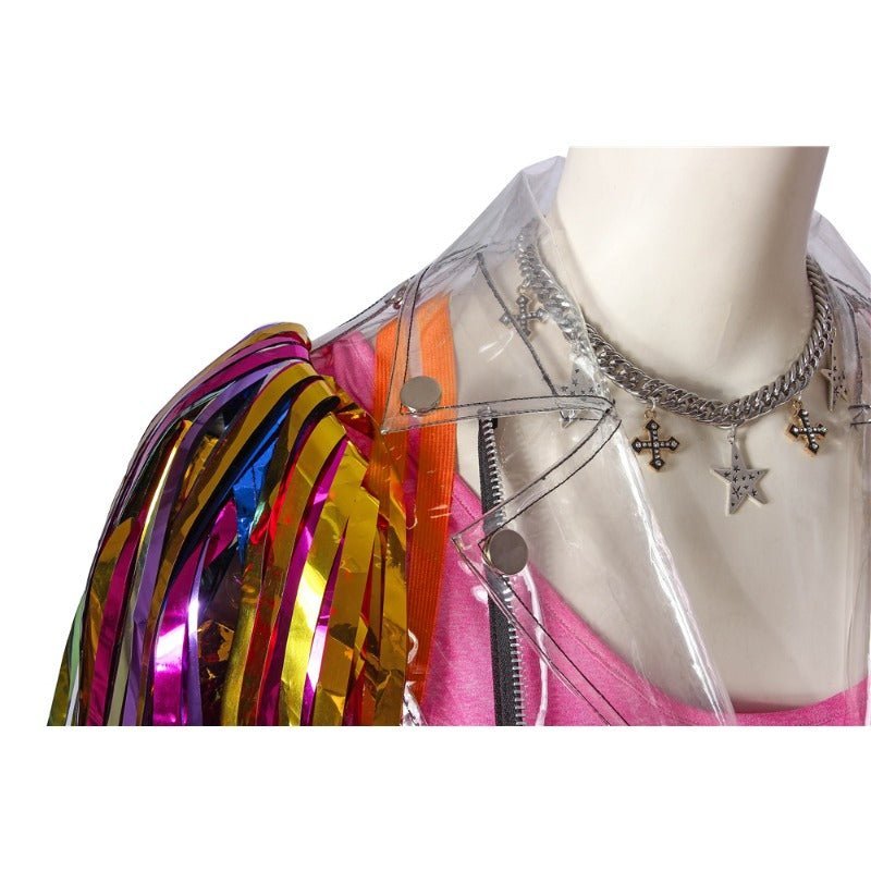Costume Cosplay Harley Quinn Arc-en-Ciel Haut de Gamme pour Halloween