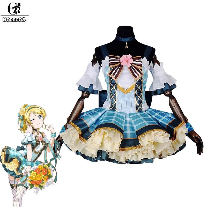 Costume Cosplay Lovelive Bouquet de Fleurs Yazawa Nico Nozomi Tojo Eli Rin Sonoda Umi Kotori Maki