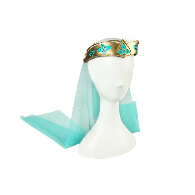 Costume Cosplay Princesse Jasmine - Robe Paon Inspirée d'Aladdin pour Adultes
