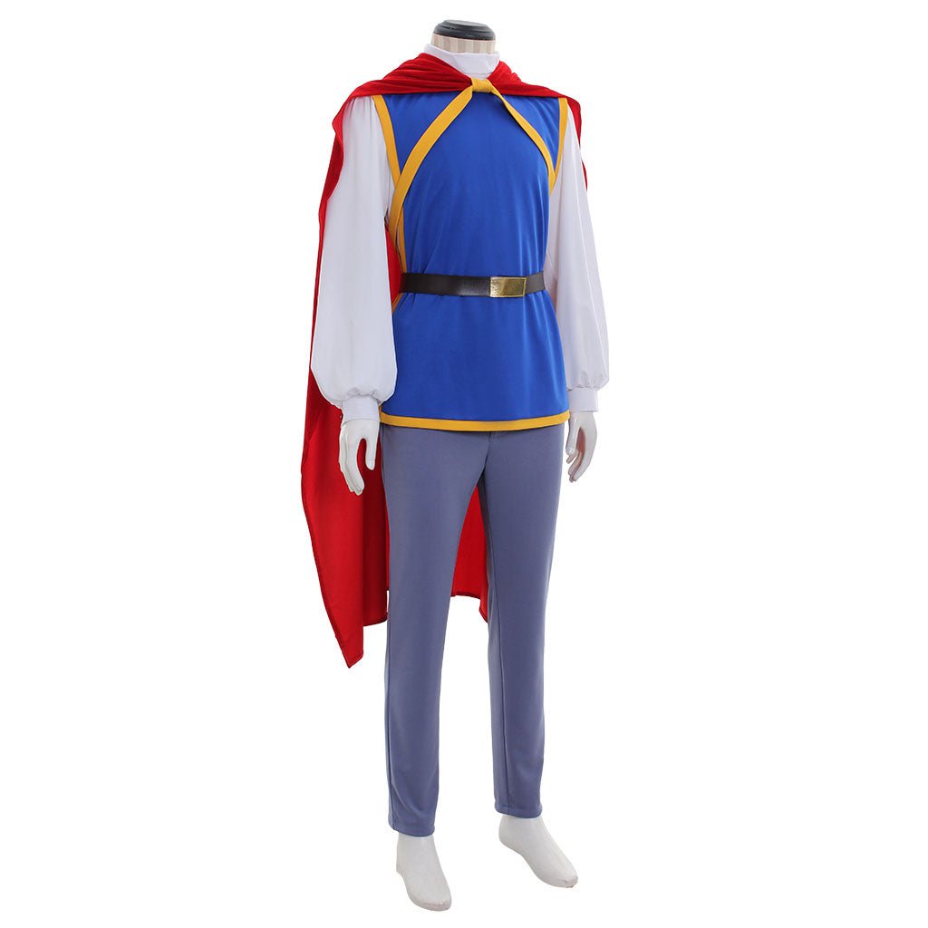 Costume Prince Charmant Cosplay | Ensemble Complet pour Homme avec Cape pour Halloween & Carnaval
