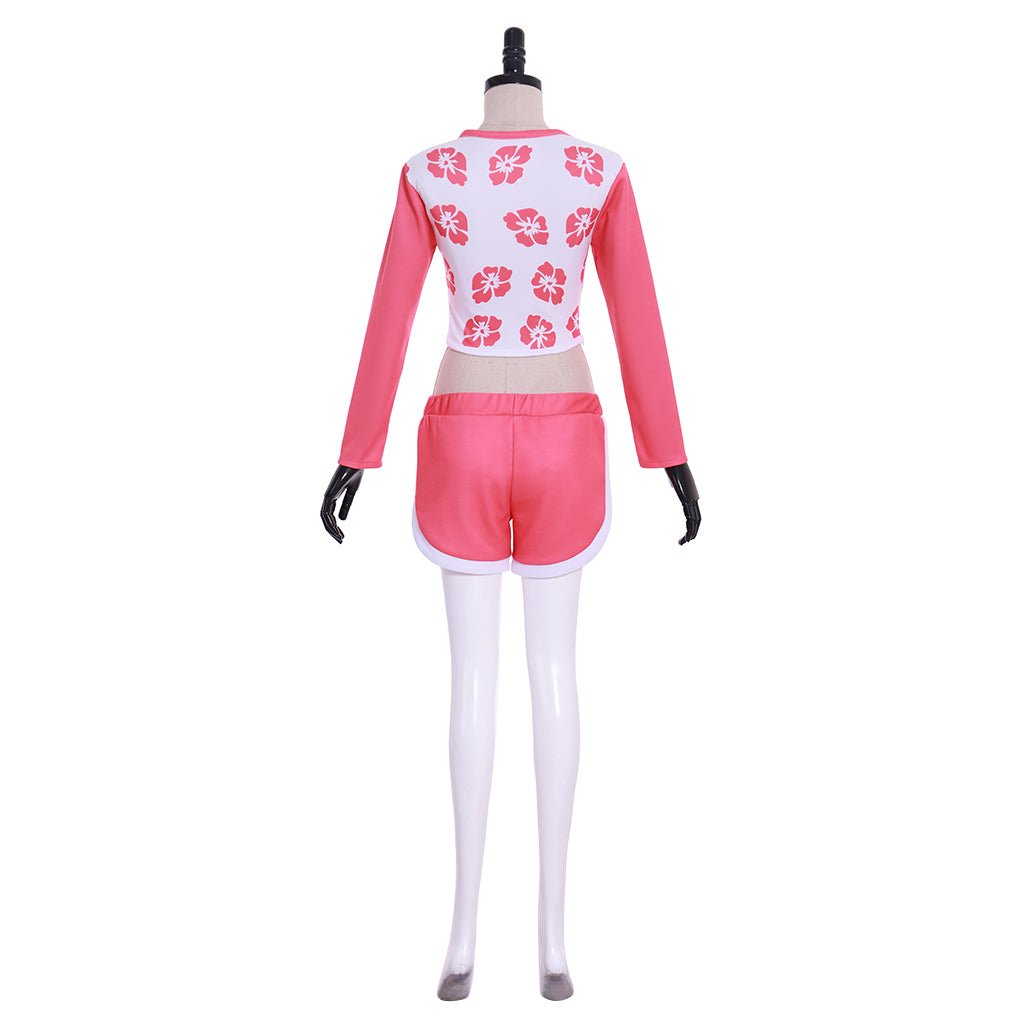 Costume Cosplay D.Va Waveracer | Maillot de Bain Rose de Hana Song dans Overwatch