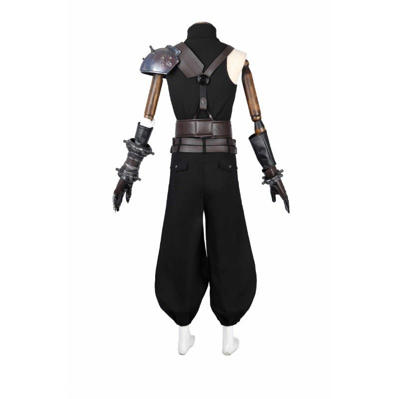Costume Cosplay Cloud Strife FF VII Renaissance avec Perruque et Tenue pour Halloween et Carnaval