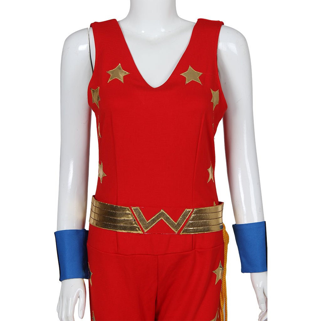 Costume Cosplay Wonder Woman pour Adultes – Tenue Iconique de Guerrière Amazone