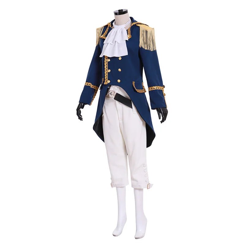 Veste Cosplay Hamilton Marquis de Lafayette - Tuxedo Gothique & Uniforme Colonial
