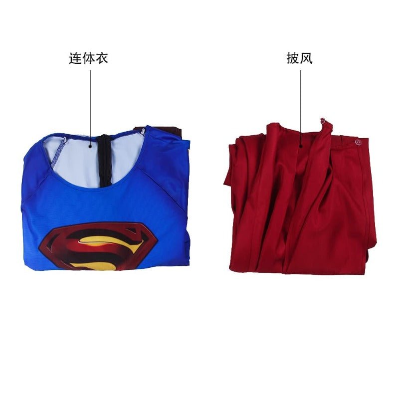 Costume Cosplay Clark Bleu Héros Infinite Earths avec Cape Superman