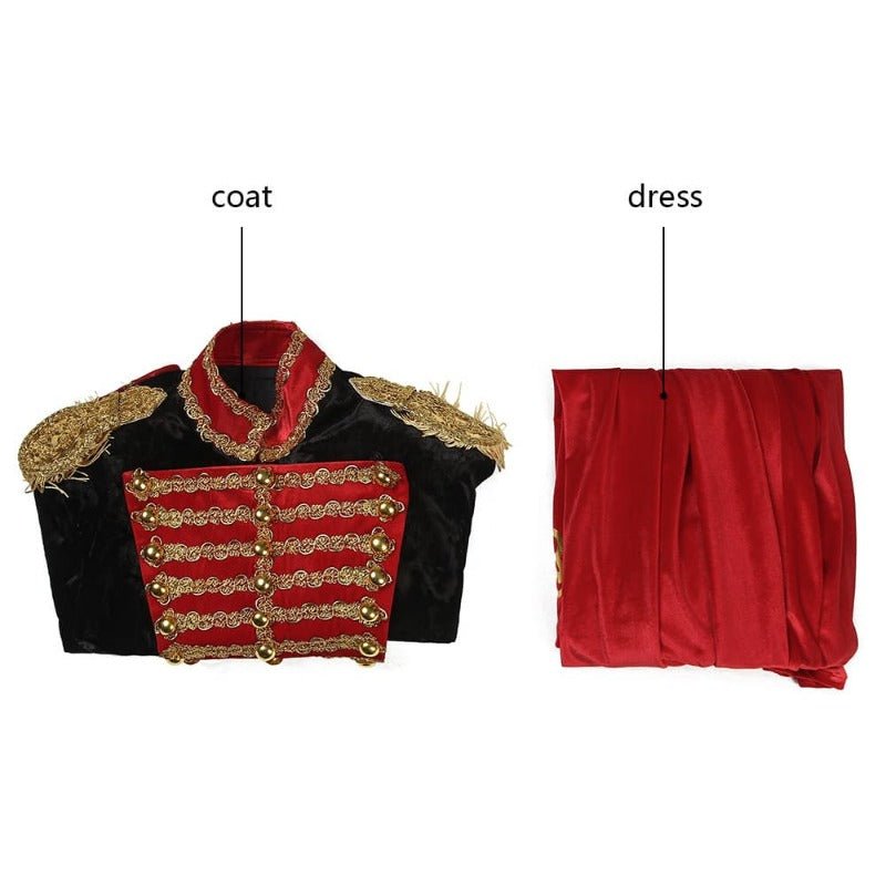 Costume Cosplay Clara Soldat de Plomb de Casse-Noisette et les Quatre Royaumes