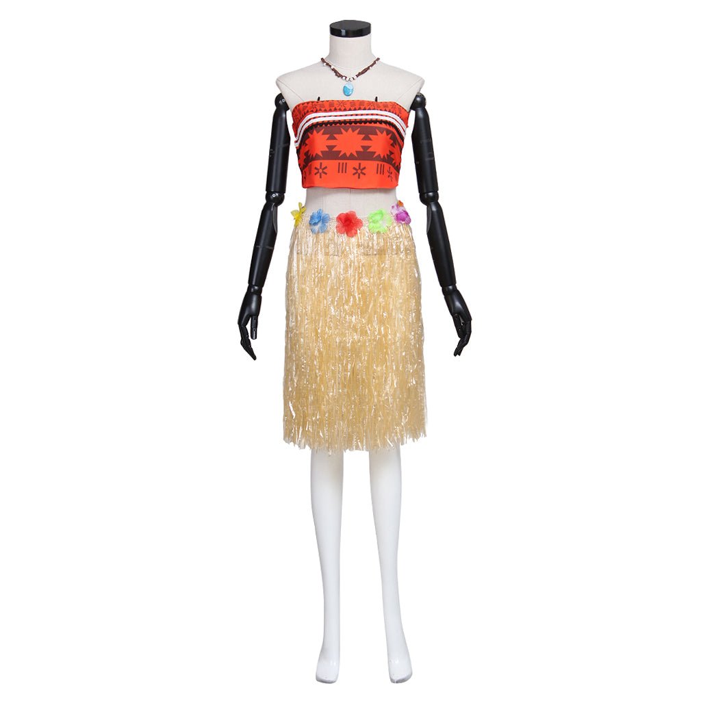 Costume Cosplay Princesse Moana | Robe de Fête pour Femme Adulte Carnaval et Halloween