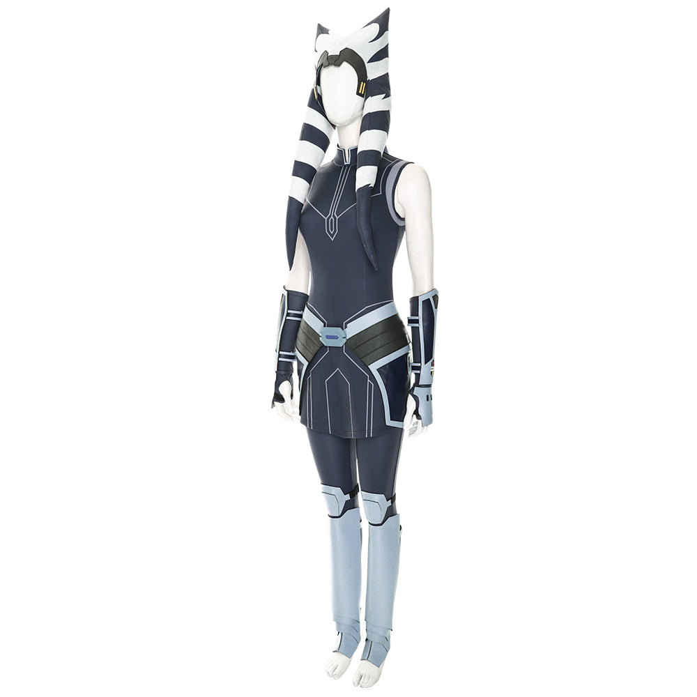 Costume Cosplay Ahsoka Tano de Star Wars: La Guerre des Clones