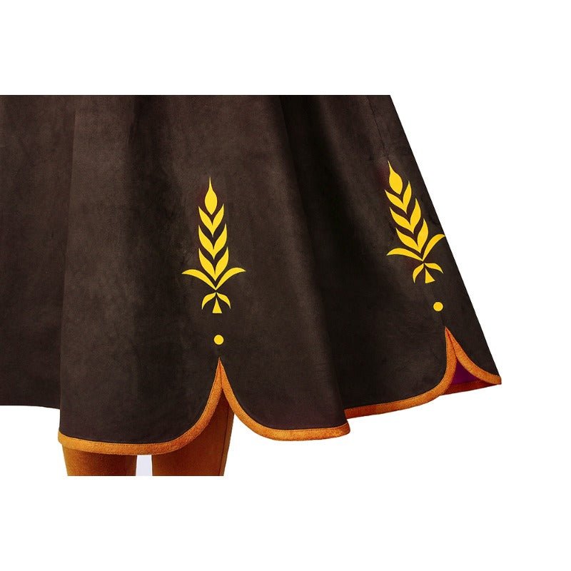 Ensemble Épique Anna de Frozen II Avec Chaussures - Embrassez la Magie d'Arendelle