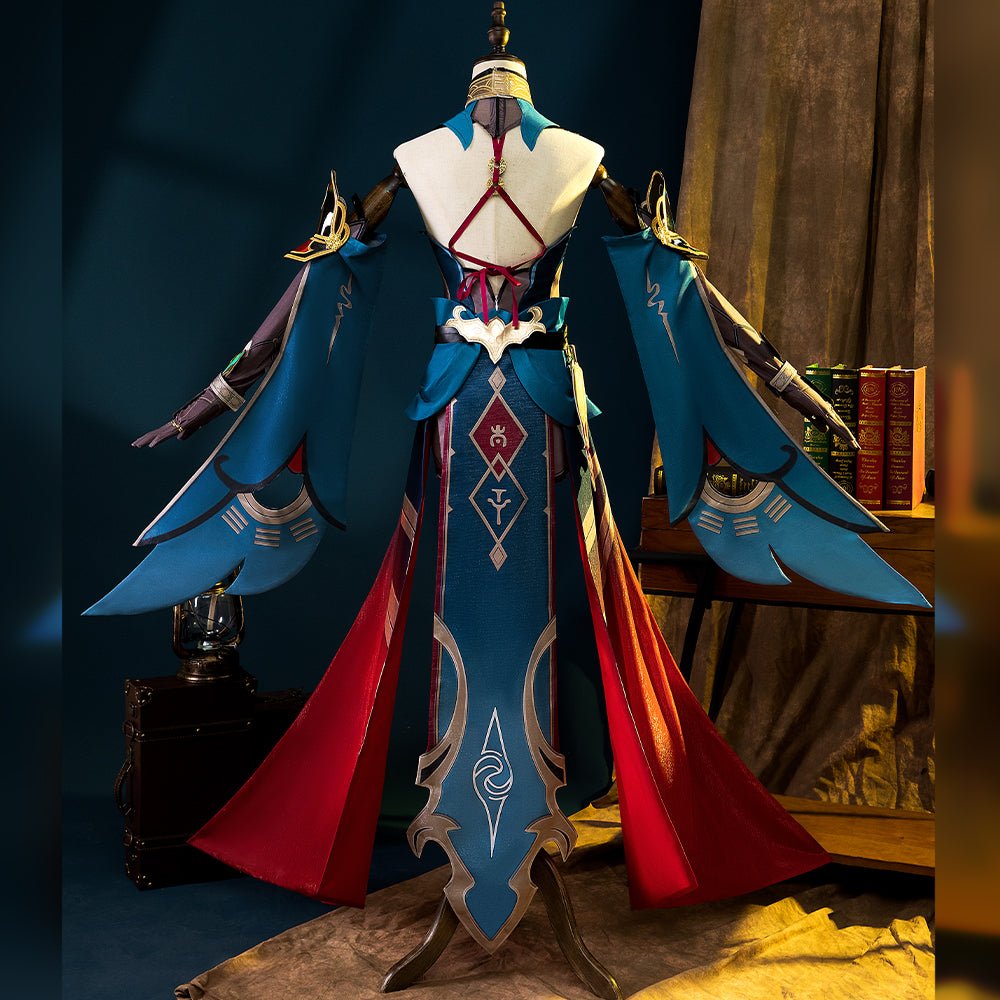 Costume Cosplay Honkai Star Rail Xueyi avec Perruque et Accessoires