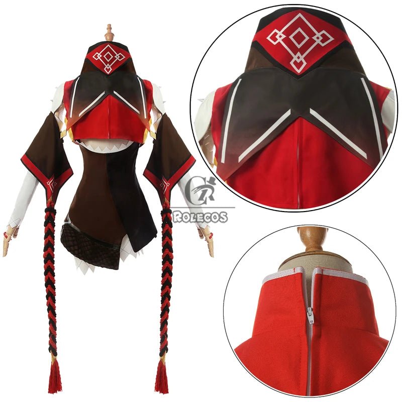 Costume Cosplay Genshin Impact Xinyan pour Femme - Tenue Halloween