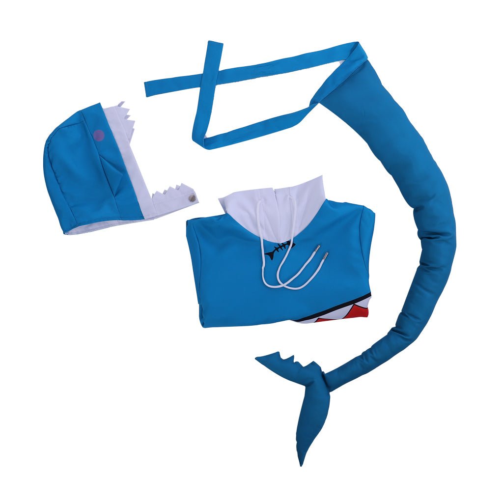 Costume Cosplay Hololive VTuber Gawr Gura Hoodie Requin