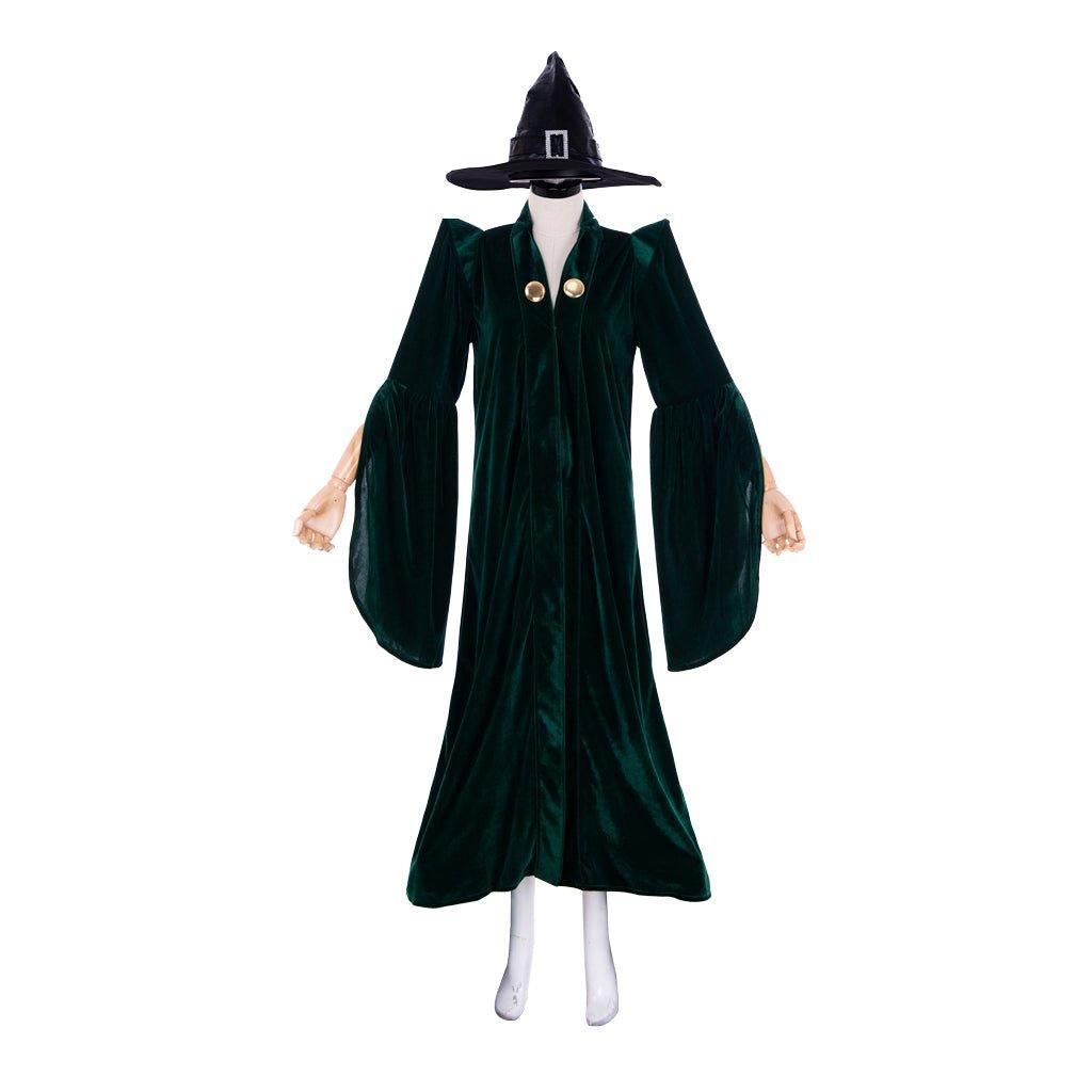Costume de Sorcière Professeur Minerva McGonagall | Cosplay Harry Potter Halloween