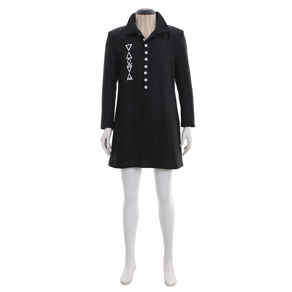 Costume Cosplay Ghost B.C. Ghoul Sans Nom – Long Manteau Noir Unisex Inspiré par le Groupe Suédois Ghost