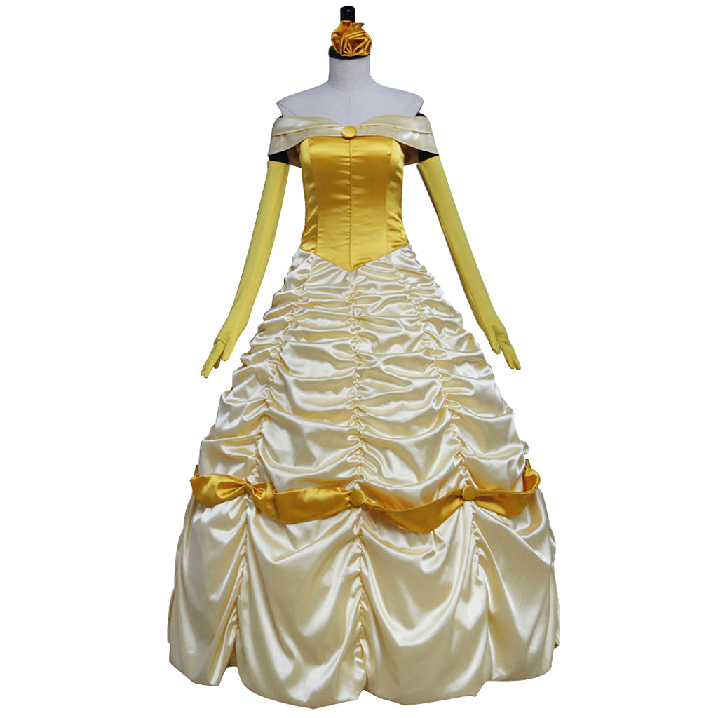 Costume Cosplay Belle - La Belle et la Bête | Robe Princesse Disney pour Halloween et Événements