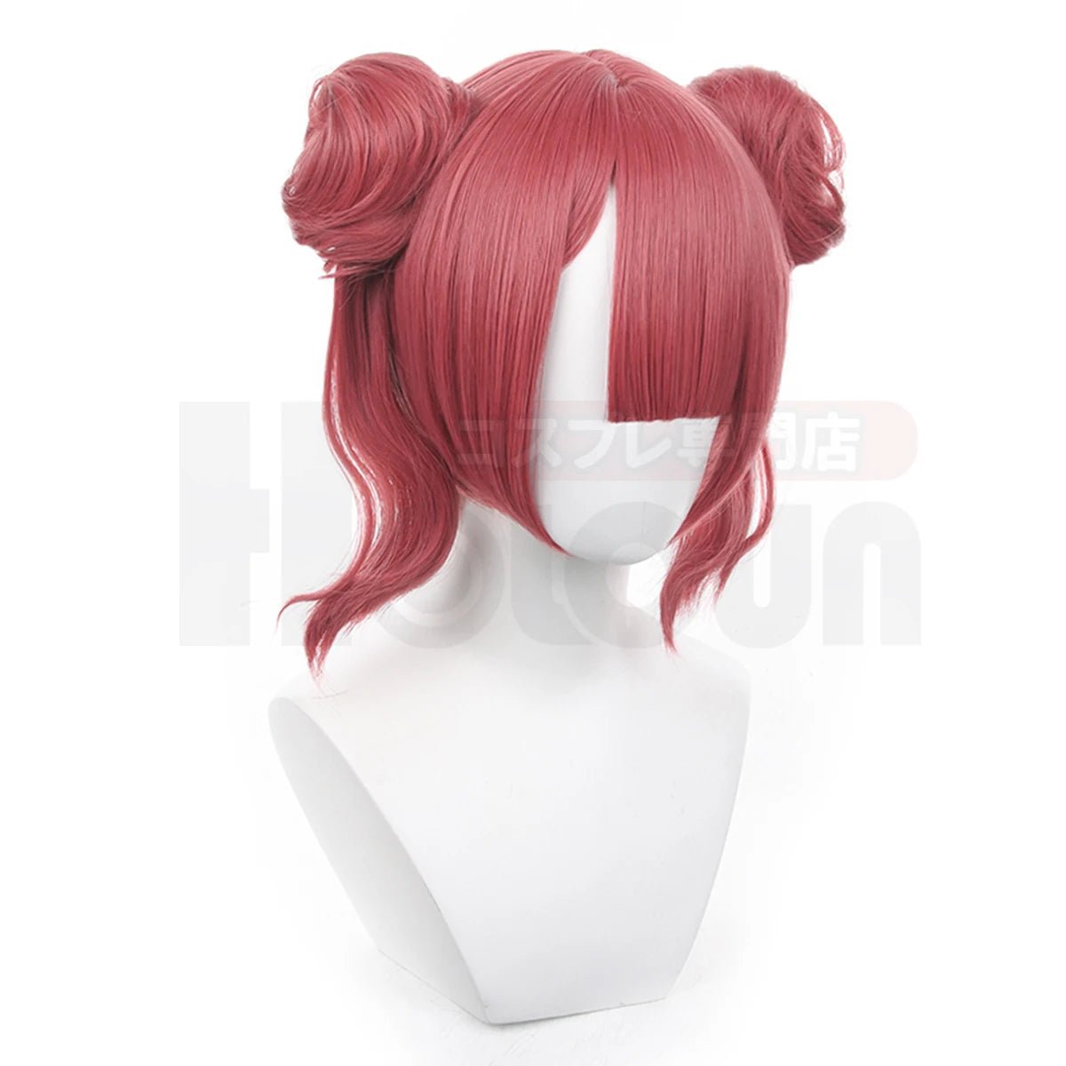 Perruque Cosplay Anri Teieri Blue Lock Style Mignon Rose Fibre Synthétique Taille Ajustable