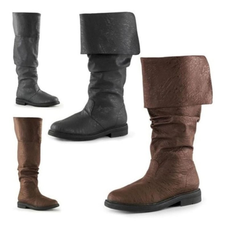 Bottes Renaissance Cosplay - Bottes Médiévales Pirate Chevalier Gothique pour Hommes et Femmes