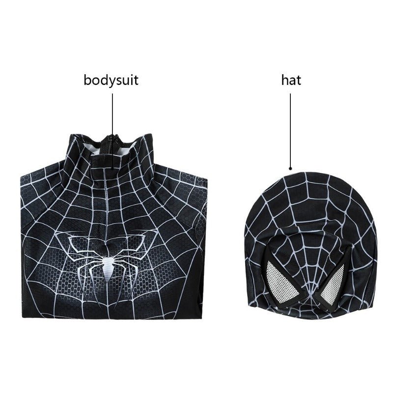 Costume Cosplay Venom Enfant Eddie Brock Spider-Man 3 Costume Imprimé 3D