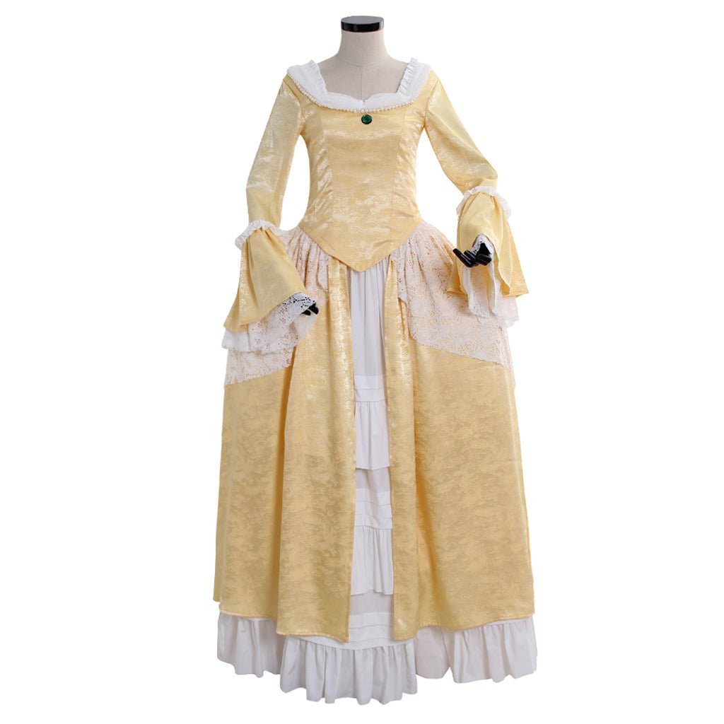 Robe rococo or Marie Antoinette costume Halloween cour française