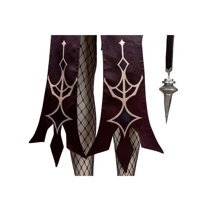Costume Cosplay Genshin Impact Rosalia pour Fête Halloween Carnaval