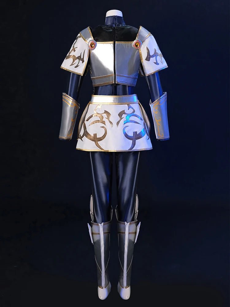 Jeu LOL La Dame de Lumière Lux Costume Cosplay Uniforme Magie Collégienne Ensemble Complet pour Femmes Halloween
