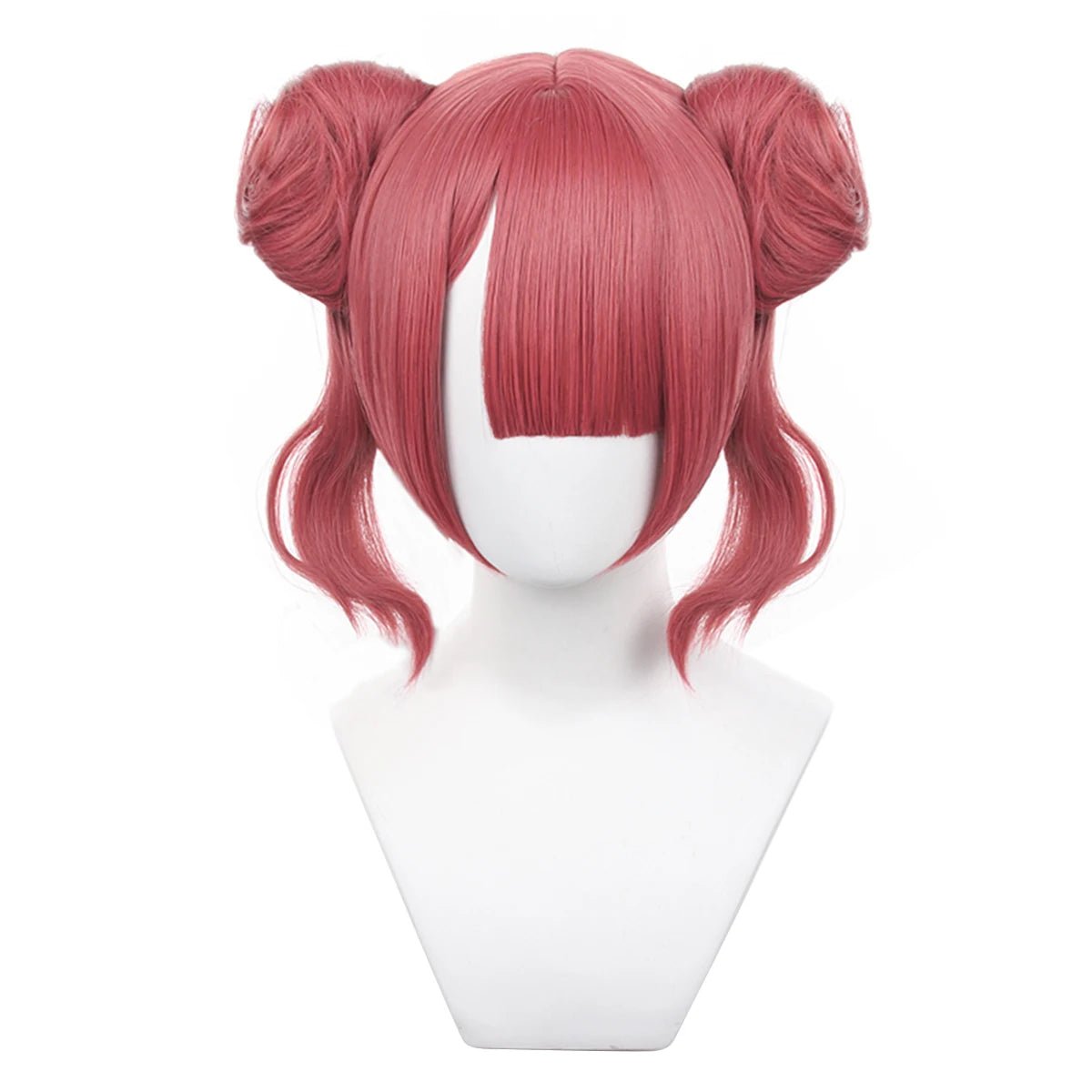 Perruque Cosplay Anri Teieri Blue Lock Style Mignon Rose Fibre Synthétique Taille Ajustable