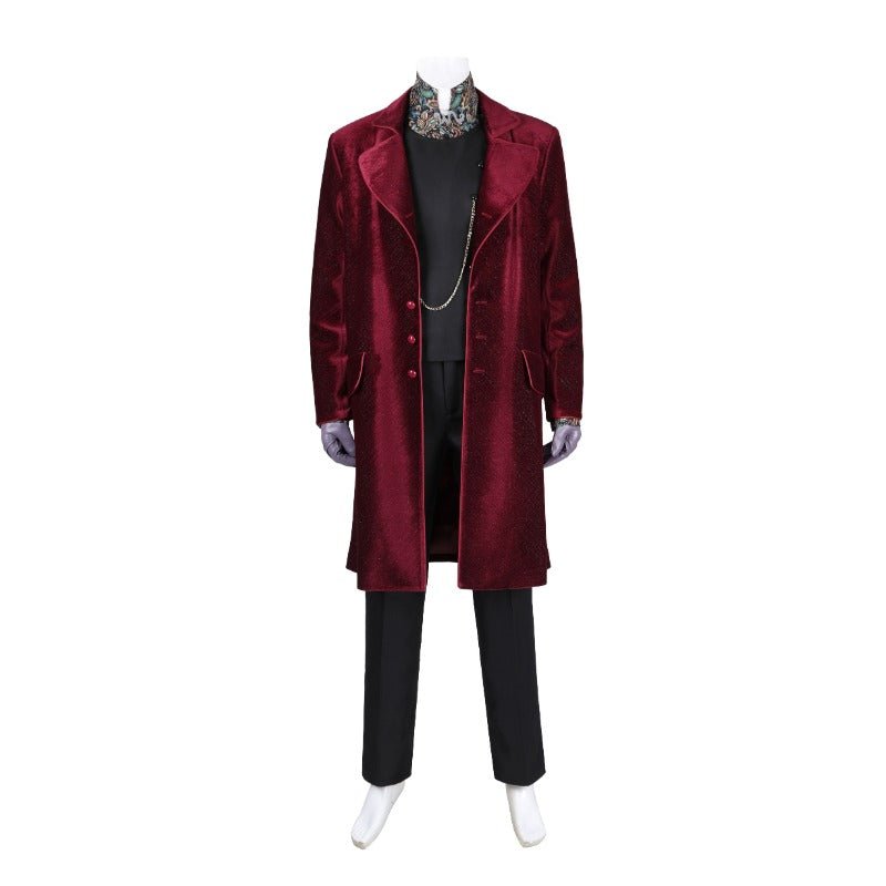Costume Cosplay Willy Wonka pour Adultes - Tenue Fantastique de l'Usine à Chocolat