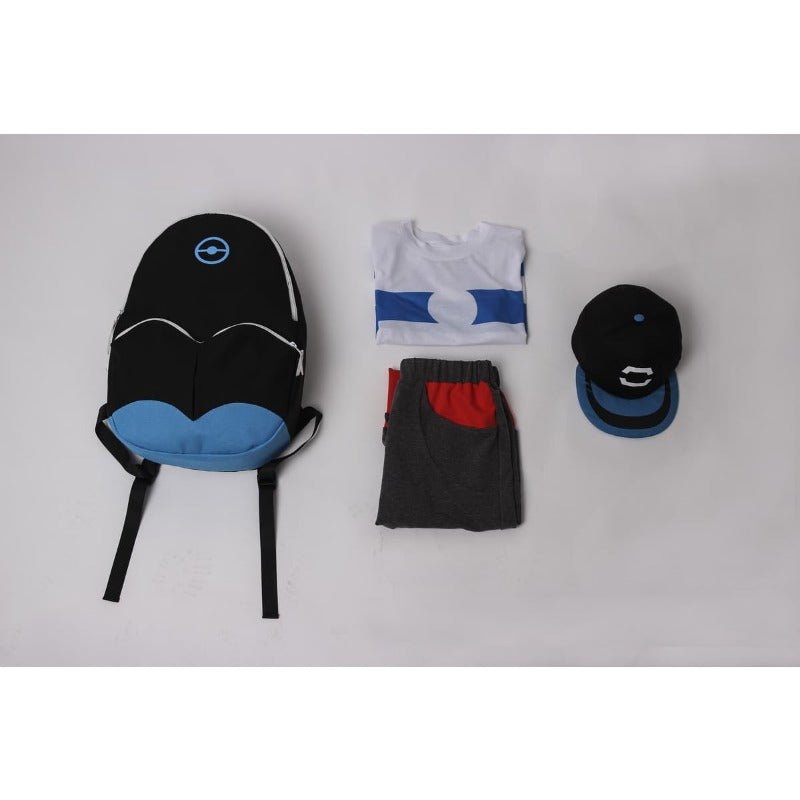 Costume Cosplay Soleil et Lune Elio avec Sac pour Halloween et Fêtes de Noël