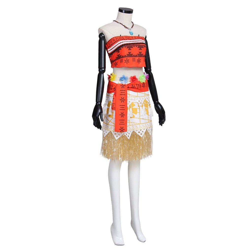 Costume Cosplay Princesse Moana | Robe de Fête pour Femme Adulte Carnaval et Halloween