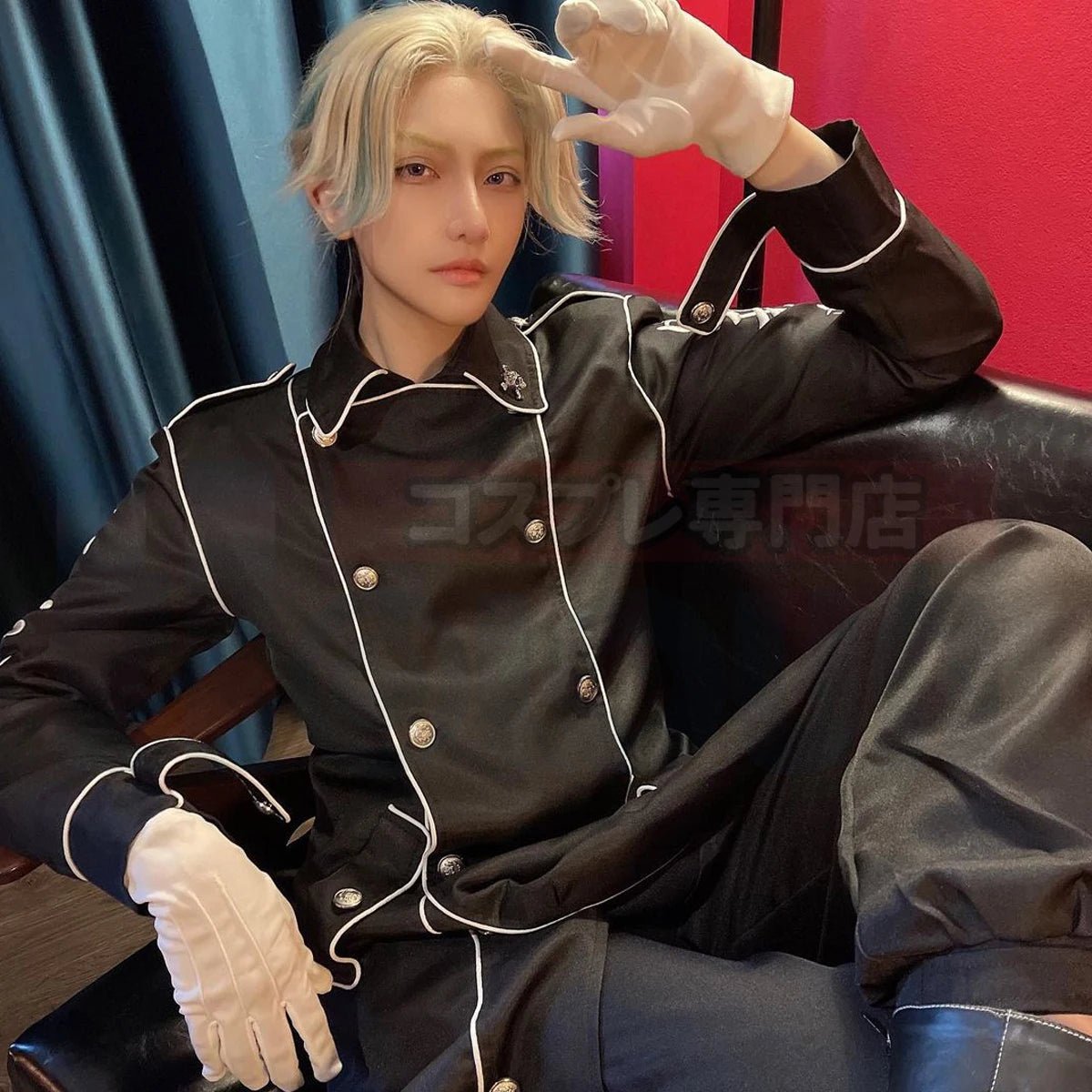 Costume Cosplay Tokyo Anime Ran Rindo Haitani Gang Manji Broderie Noir