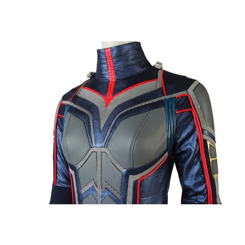 Costume Cosplay Guêpe pour Femme avec Accessoires Complets et Bottes pour Halloween