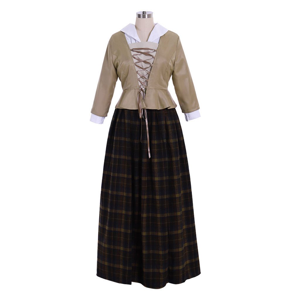 Robe Costume Inspirée d'Outlander | Cosplay des Highlands Écossais pour Femmes