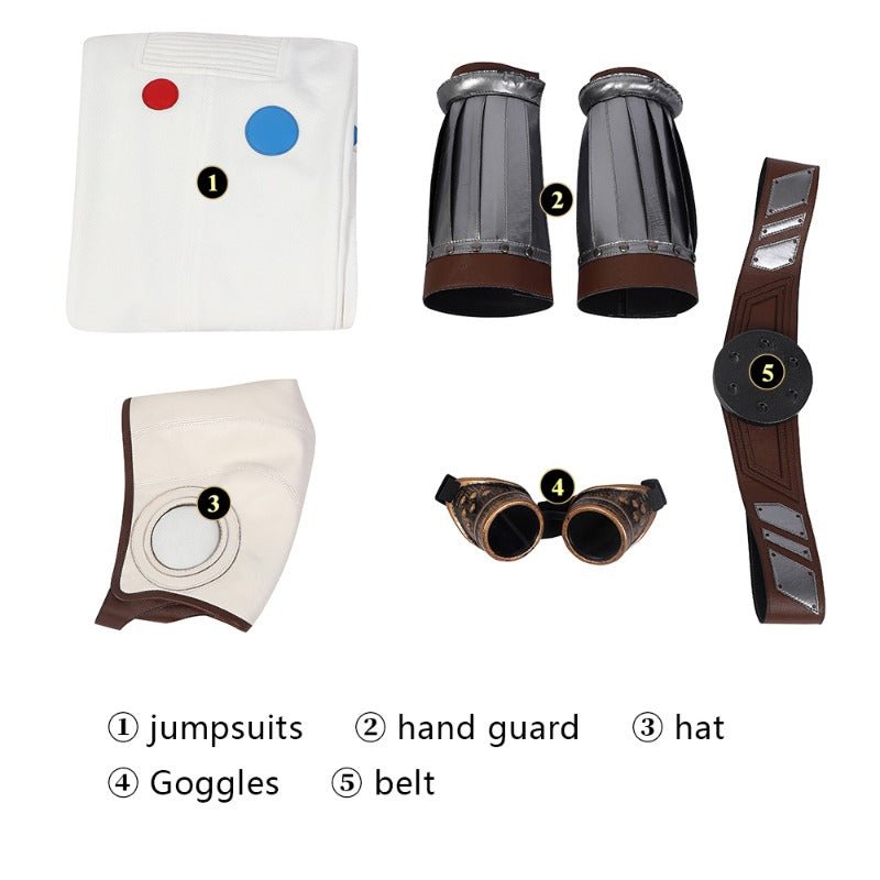 Costume Cosplay The Suicide Squad 2 Polka-Dot Man avec Chaussures pour Halloween