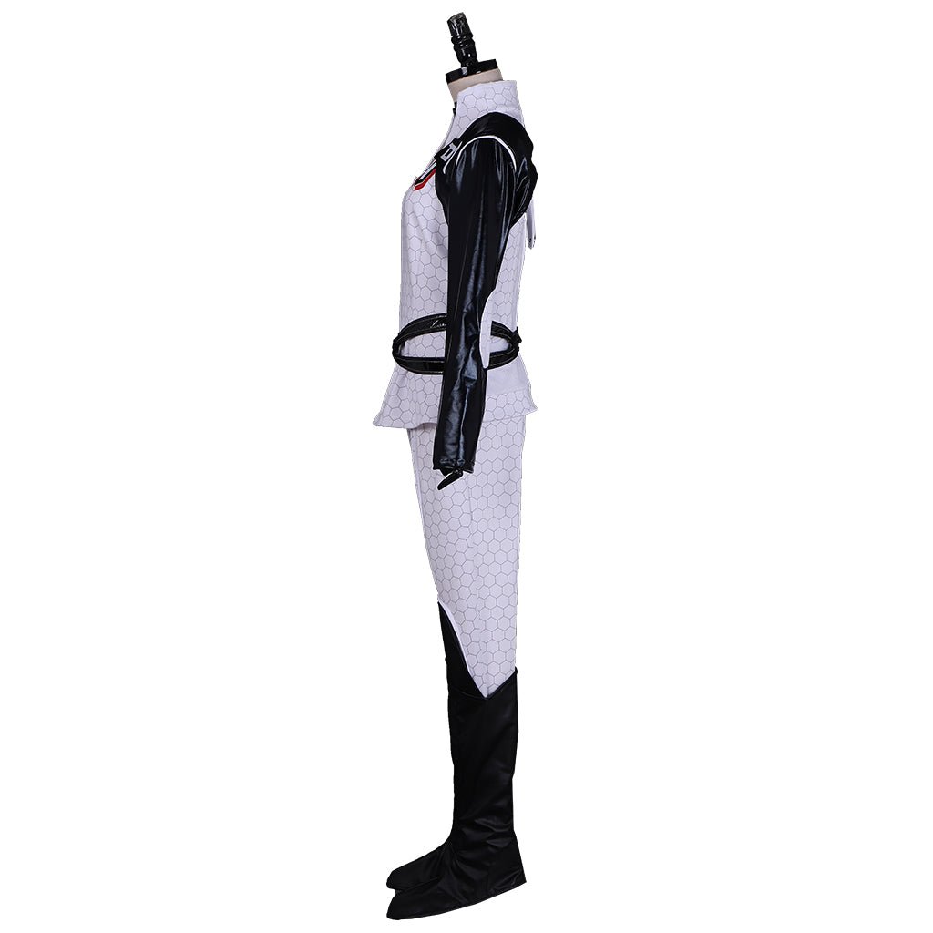 Costume Cosplay Miranda Lawson Femme | Combinaison de Combat Mass Effect Ensemble Complet