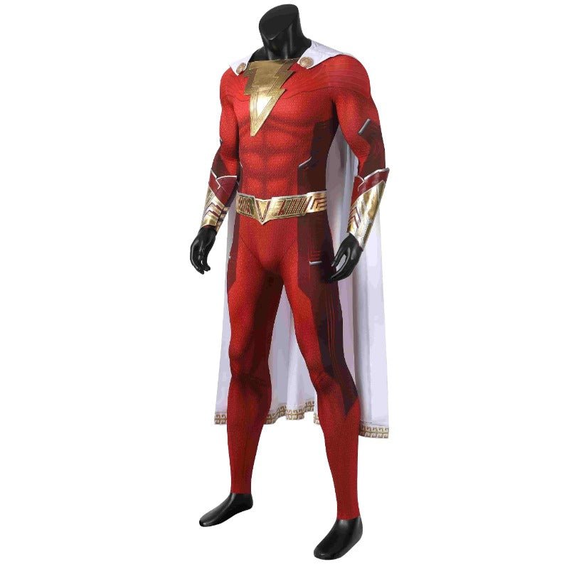 Costume Cosplay DC Shazam Complet pour Adultes - Fête d'Halloween