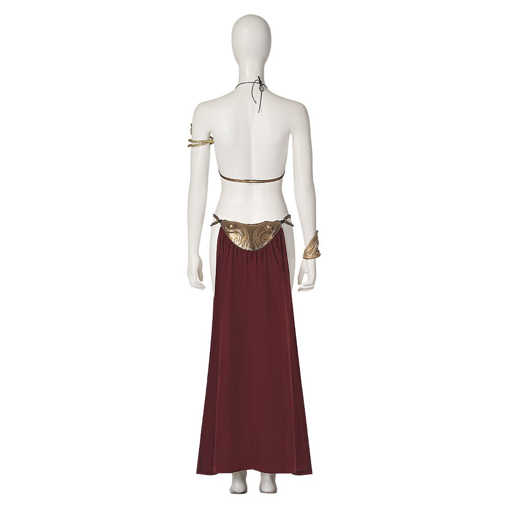 Costume Cosplay Princesse Leia Esclave Star Wars – Tenue Iconique pour Fans et Événements