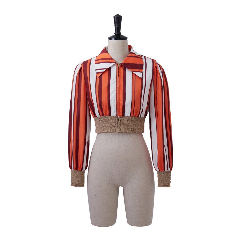 Costume Cosplay Donna Sheridan Mamma Mia pour Femme - Combinaison avec Ceinture | Tenue de Spectacle Musical Broadway