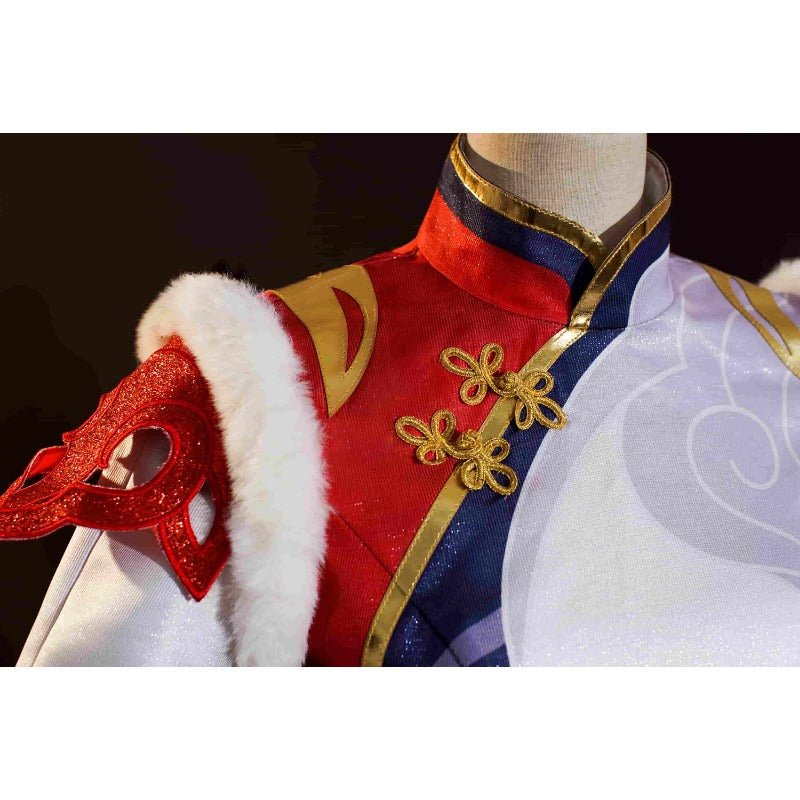 Robe Cosplay Fée Seraphine de League of Legends pour Femmes - Costume Halloween