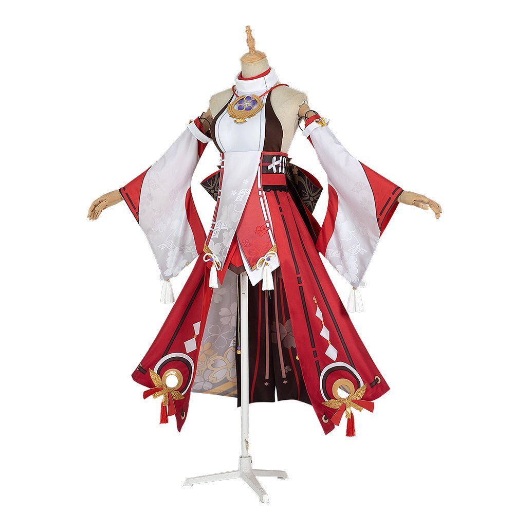 Costume Cosplay Yae Ko de Genshin Impact pour Femmes - Style Chinois Anime