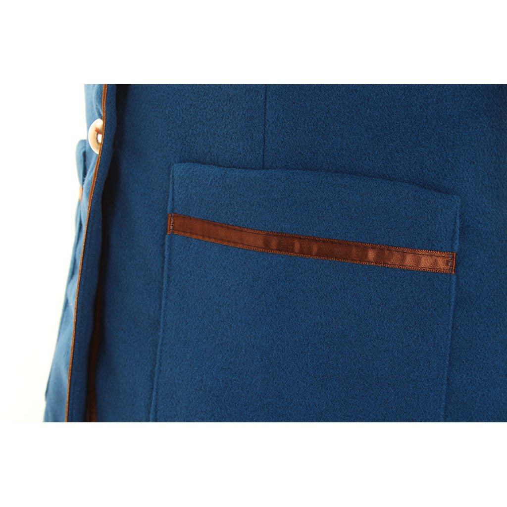 Costume Bleu Veste Robe pour Femmes Adultes pour Carnaval, Halloween et Fêtes à Thème