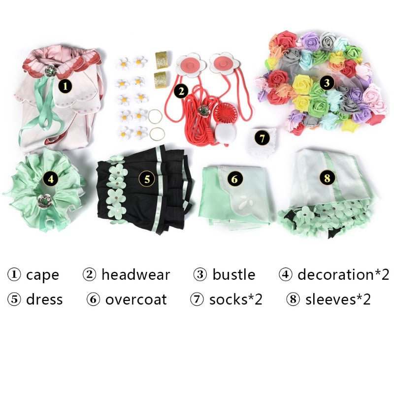 Costume Cosplay Magical Mirai 2021 Hatsune Miku Femme Robe Lolita Fête Halloween