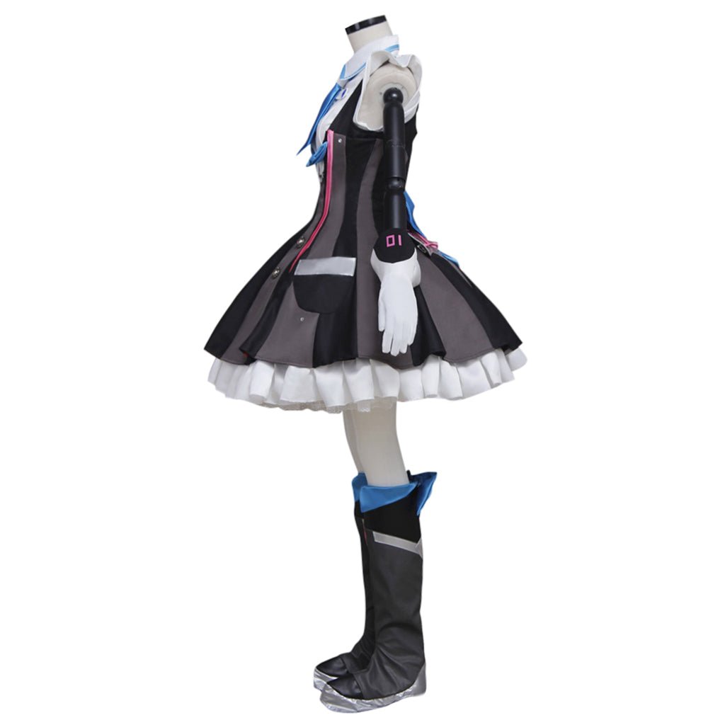 Costume Cosplay Hatsune Miku Magic Future 2016 avec Chaussures et Écouteurs - Ensemble Personnalisé