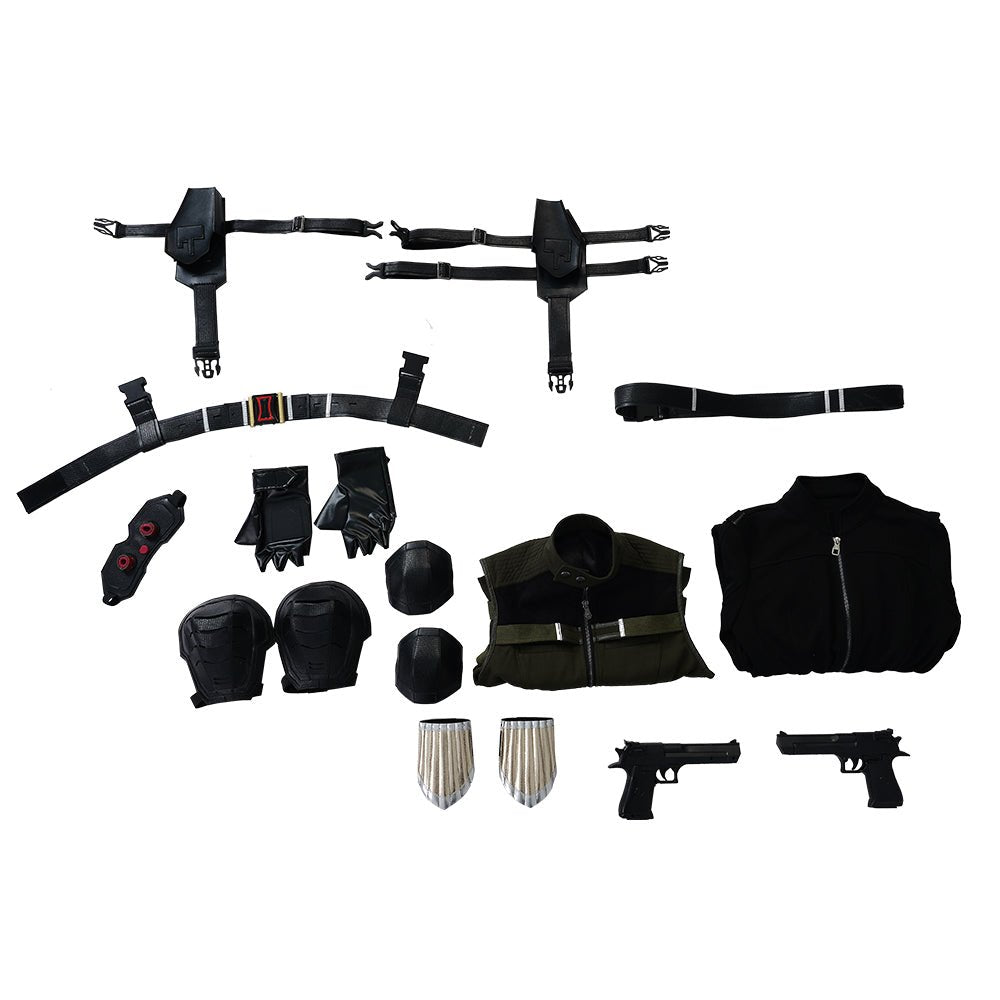 Costume Cosplay Yelena Belova Thunderbolts - Combinaison Tactique Premium pour Fans Marvel