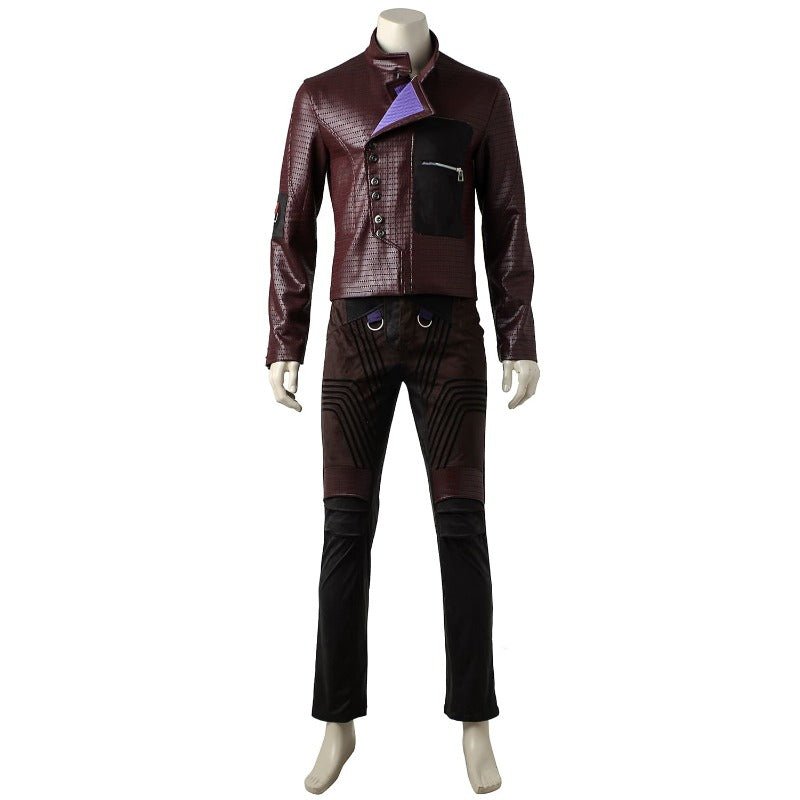Costume Cosplay Yondu Udonta pour Adultes & Enfants | Tenue en Cuir Marron de Film pour Halloween