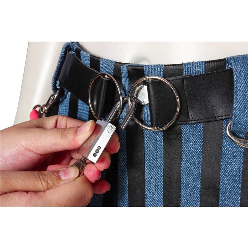 Costume Cosplay Harley Quinn Arc-en-Ciel Haut de Gamme pour Halloween