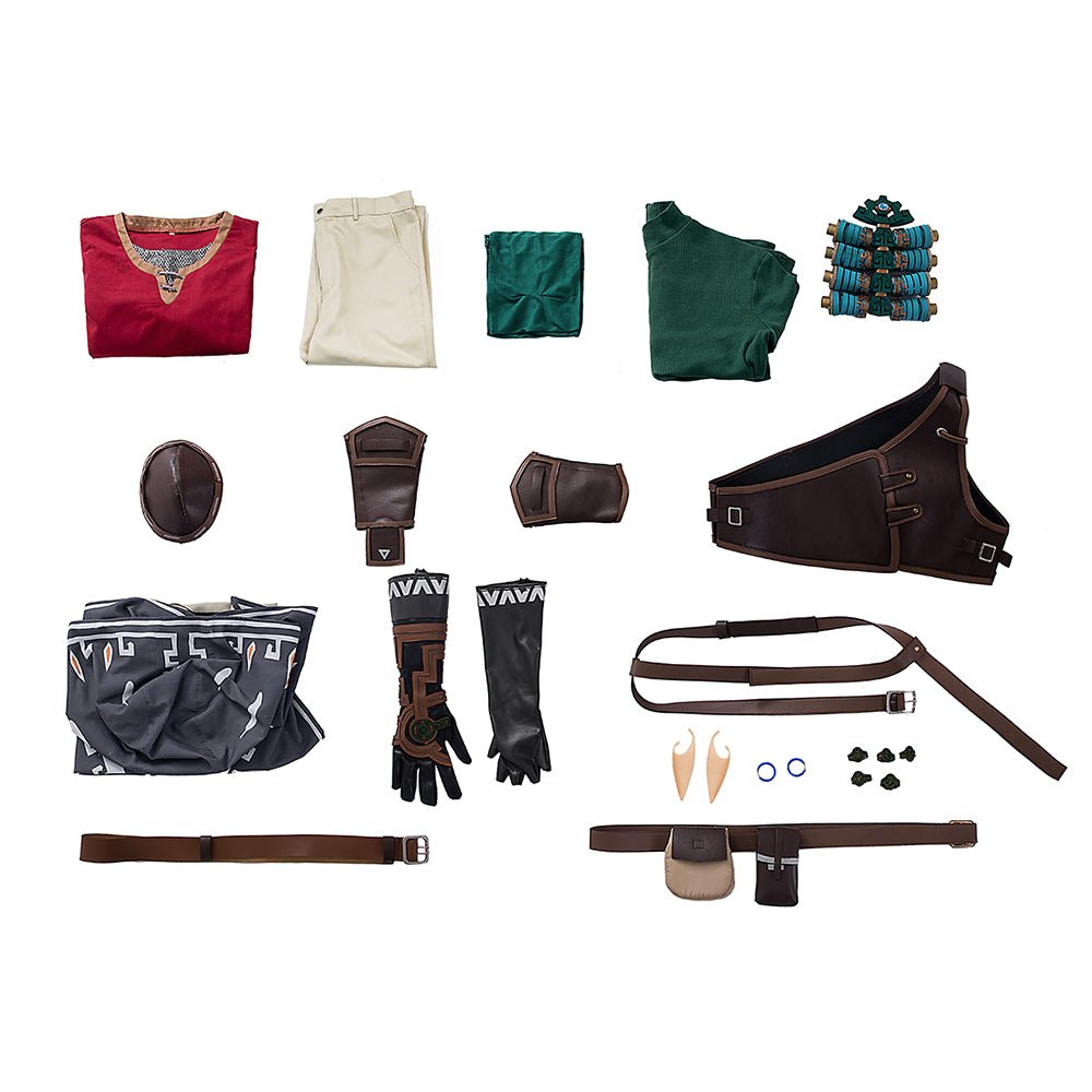 La Légende de Zelda : Les Larmes du Royaume - Costume Cosplay Link (Tunique Hylienne)