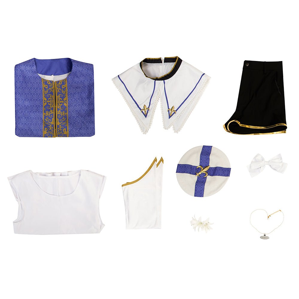 Costume Cosplay Shounen Jeanne Jeanne-kun - Tenue Mignonne pour Halloween pour Femmes et Filles